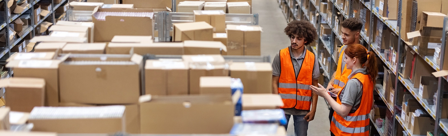 Woman smiling at work