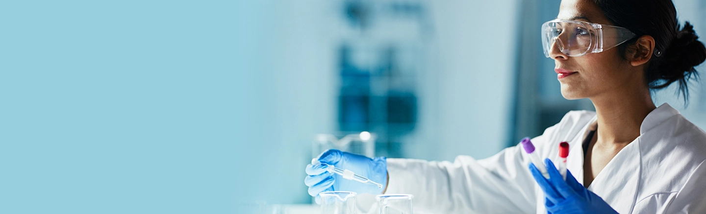 Woman working in a laboratory