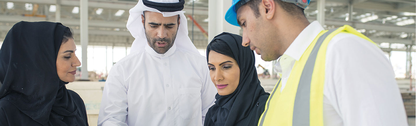 Woman smiling at work