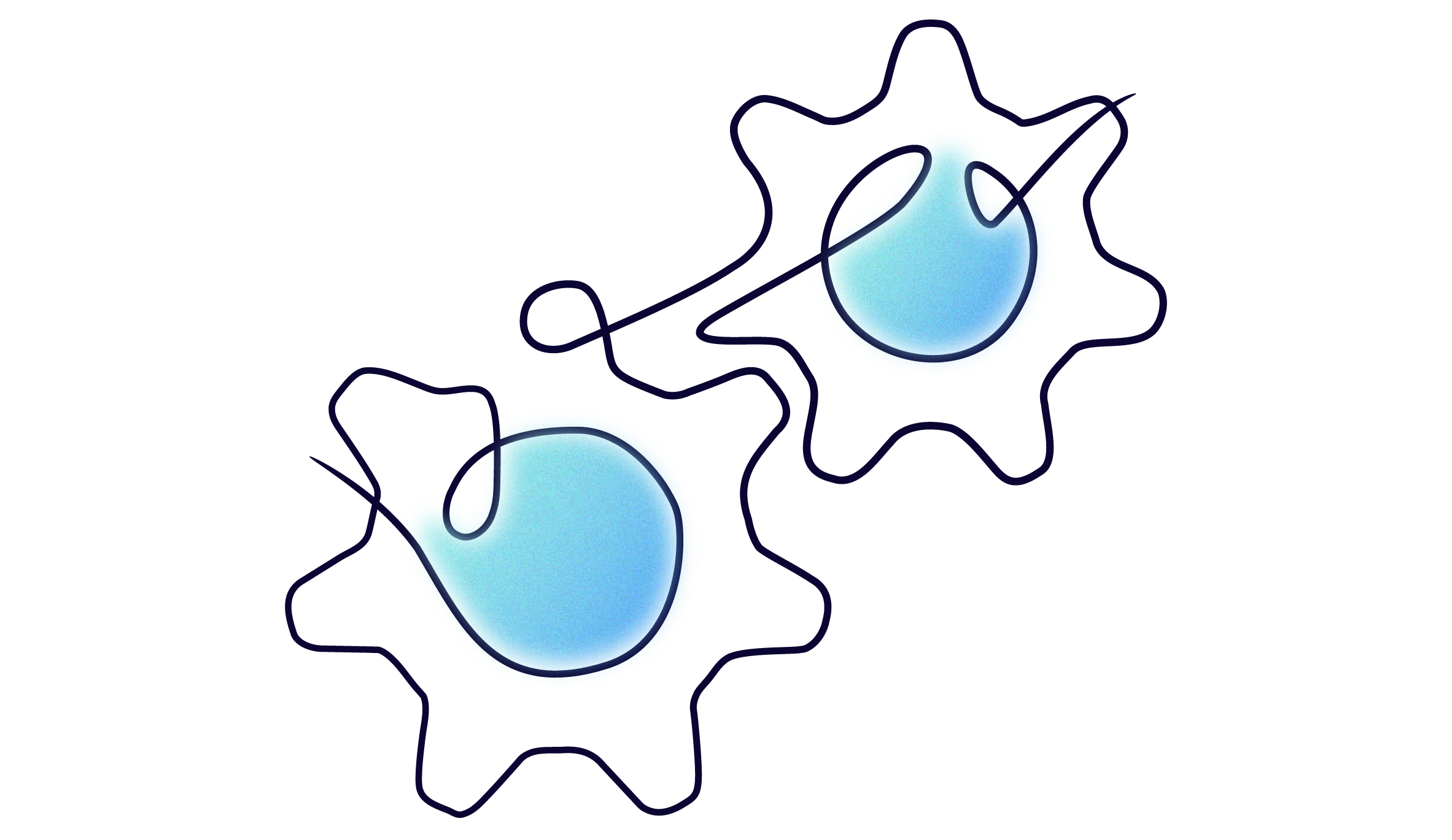 Two interlocking cogs icon representing expert viewpoints on 11 professions